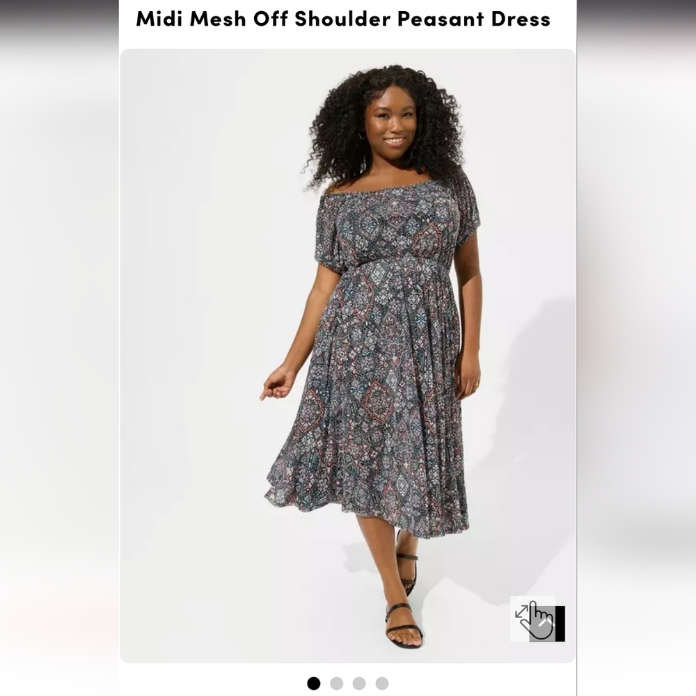 Floral Off-Shoulder Dress